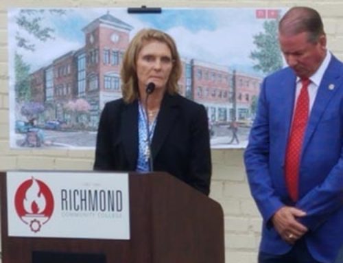 The new Richmond Community College downtown campus will be named for Tri-City principals, Kenneth and Claudia Robinette, who chair the Richmond County Board of Commissioners and the Richmond Community College board of Trustees, respectfully.